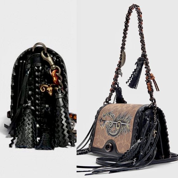 Coach Handbags - Coach 1941 Signature Canvas/Leather Tattoo Dinky